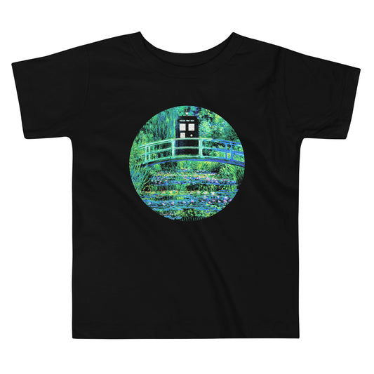 Water Lilies Police Box Kid's Toddler Tee