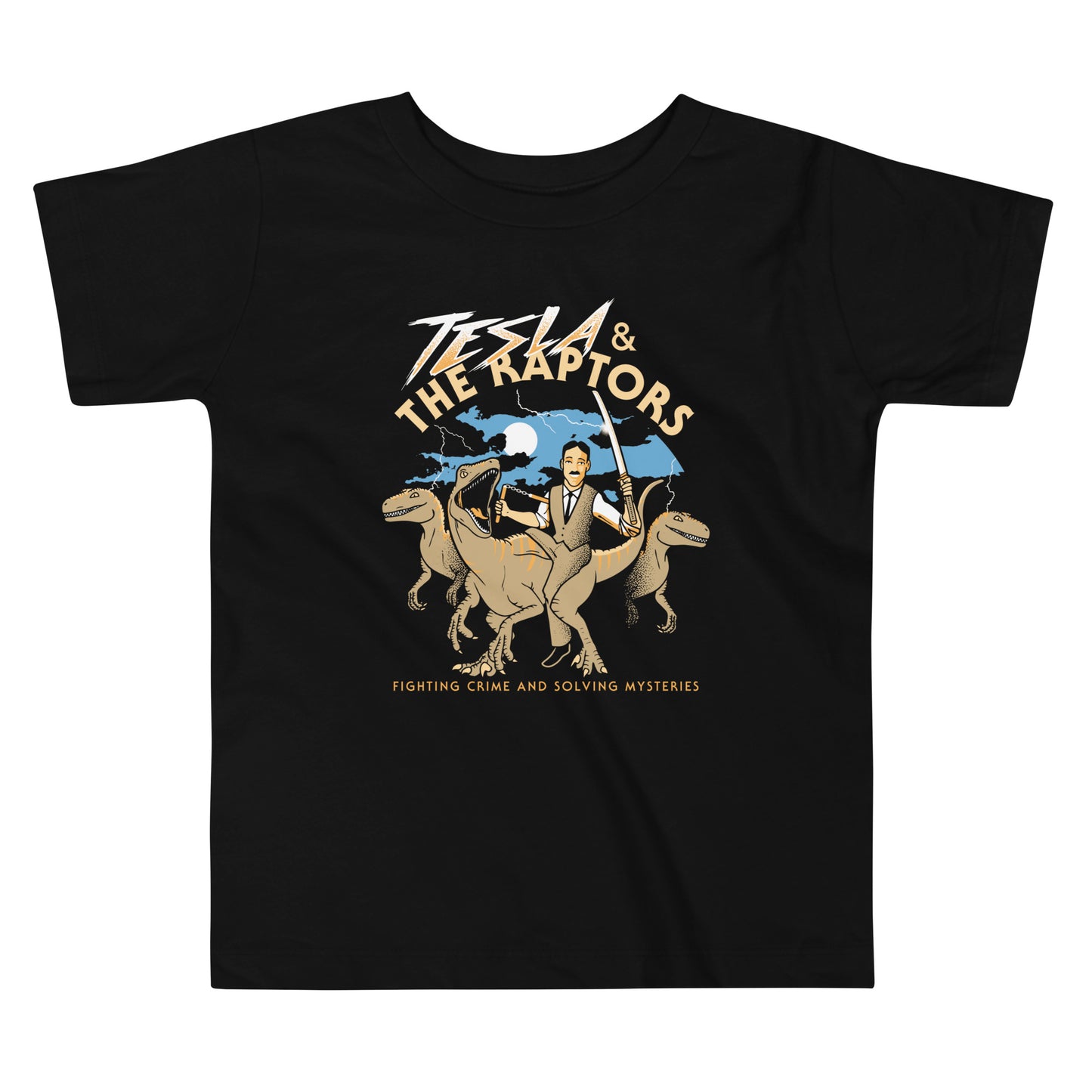 Tesla & The Raptors Kid's Toddler Tee