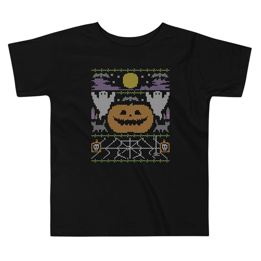 Ugly Halloween Sweater Kid's Toddler Tee