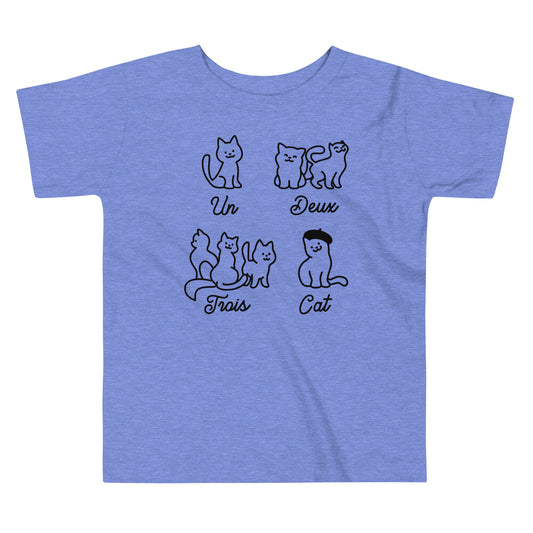 Un Deux Trois Cat Kid's Toddler Tee