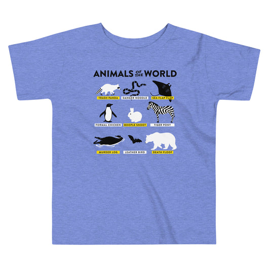 Animals Of The World Kid's Toddler Tee