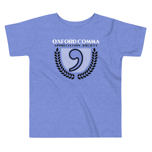 Oxford Comma Appreciation Society Kid's Toddler Tee