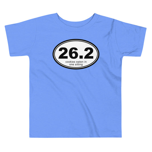 26.2 Cookies Eaten In One Sitting Kid's Toddler Tee