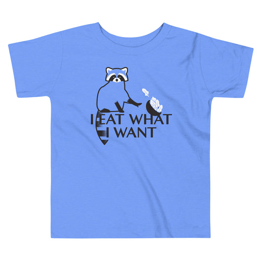 I Eat What I Want Kid's Toddler Tee