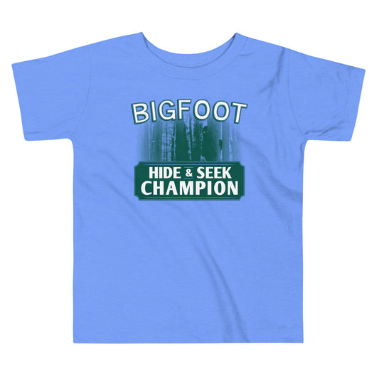 Bigfoot Hide And Seek Champion Kid's Toddler Tee