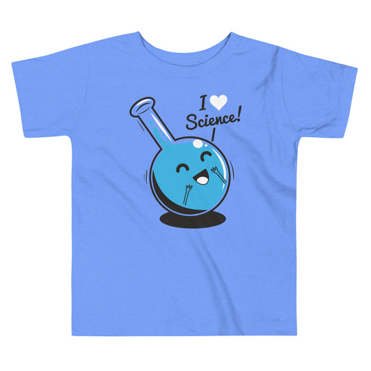 I Heart Science Kid's Toddler Tee