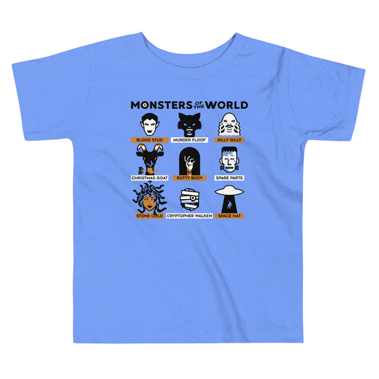 Monsters Of The World Kid's Toddler Tee