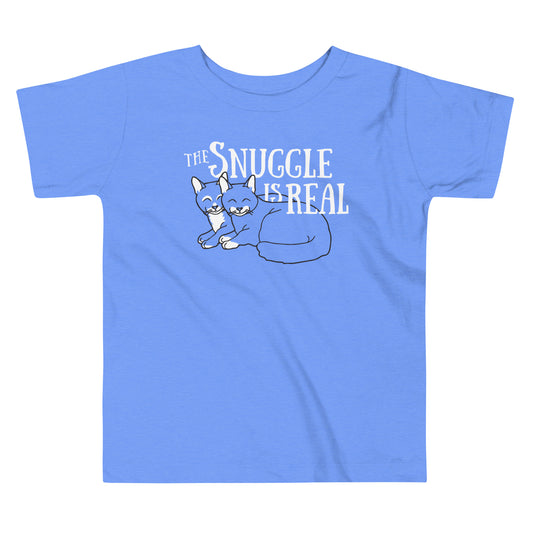 The Snuggle Is Real Kid's Toddler Tee