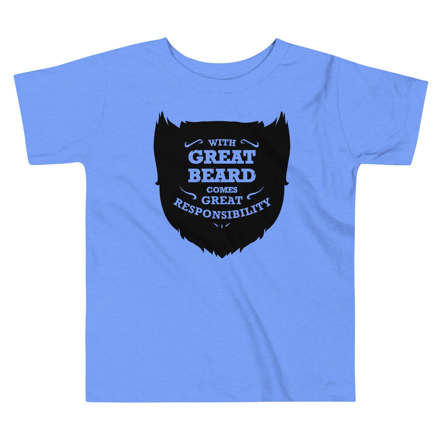 With Great Beard Comes Great Responsibility Kid's Toddler Tee