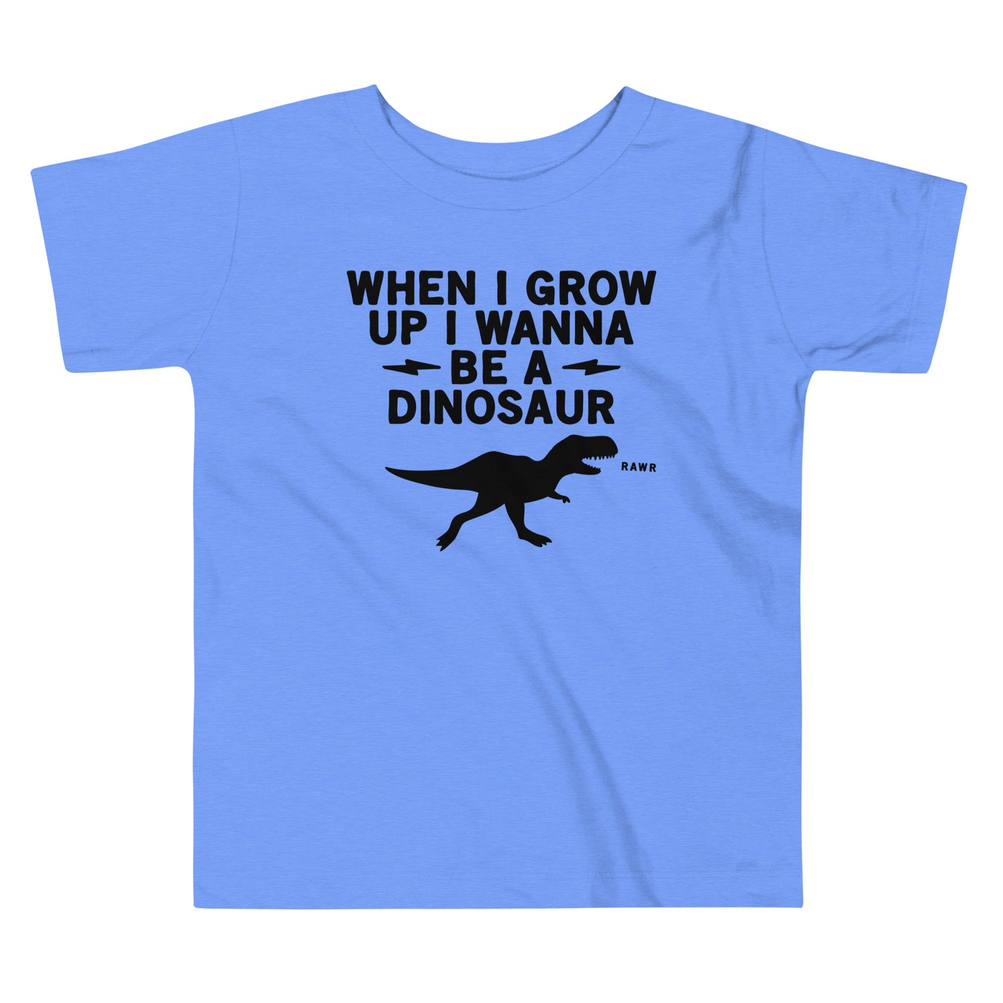 When I Grow Up I Wanna Be A Dinosaur Kid's Toddler Tee