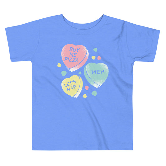 Candy Hearts Kid's Toddler Tee