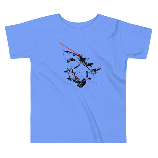 Sharks With Lasers Kid's Toddler Tee