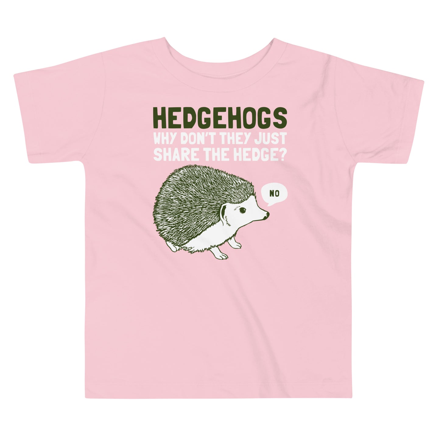 Hedgehogs Can't Share Kid's Toddler Tee