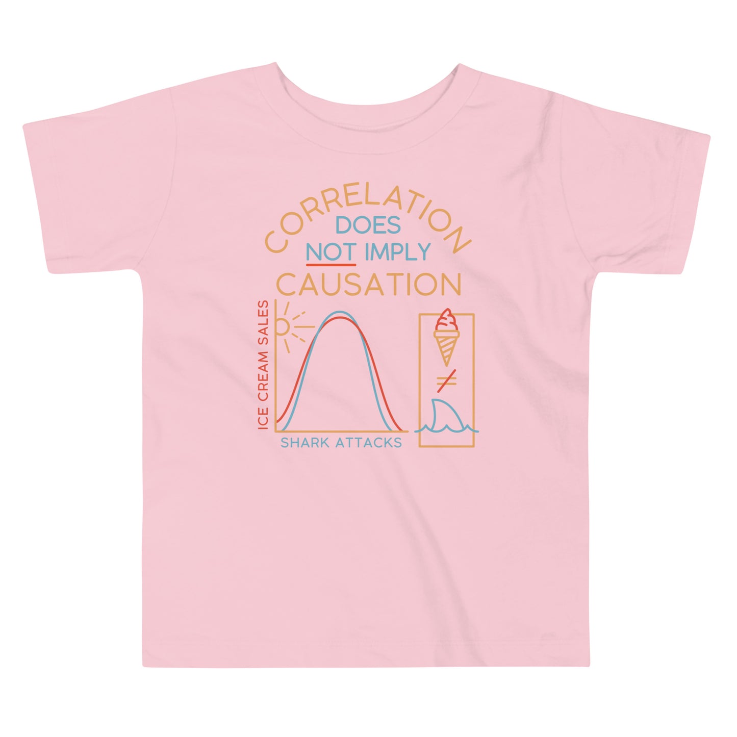 Correlation Does Not Imply Causation Kid's Toddler Tee