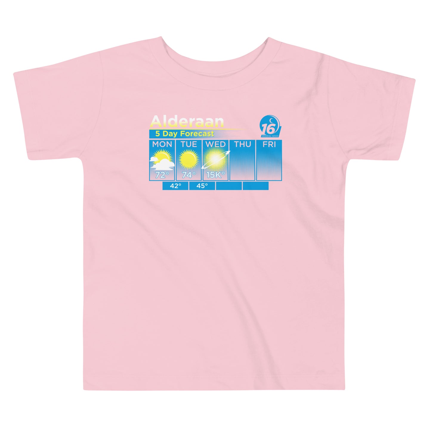 Alderaan 5 Day Forecast Kid's Toddler Tee