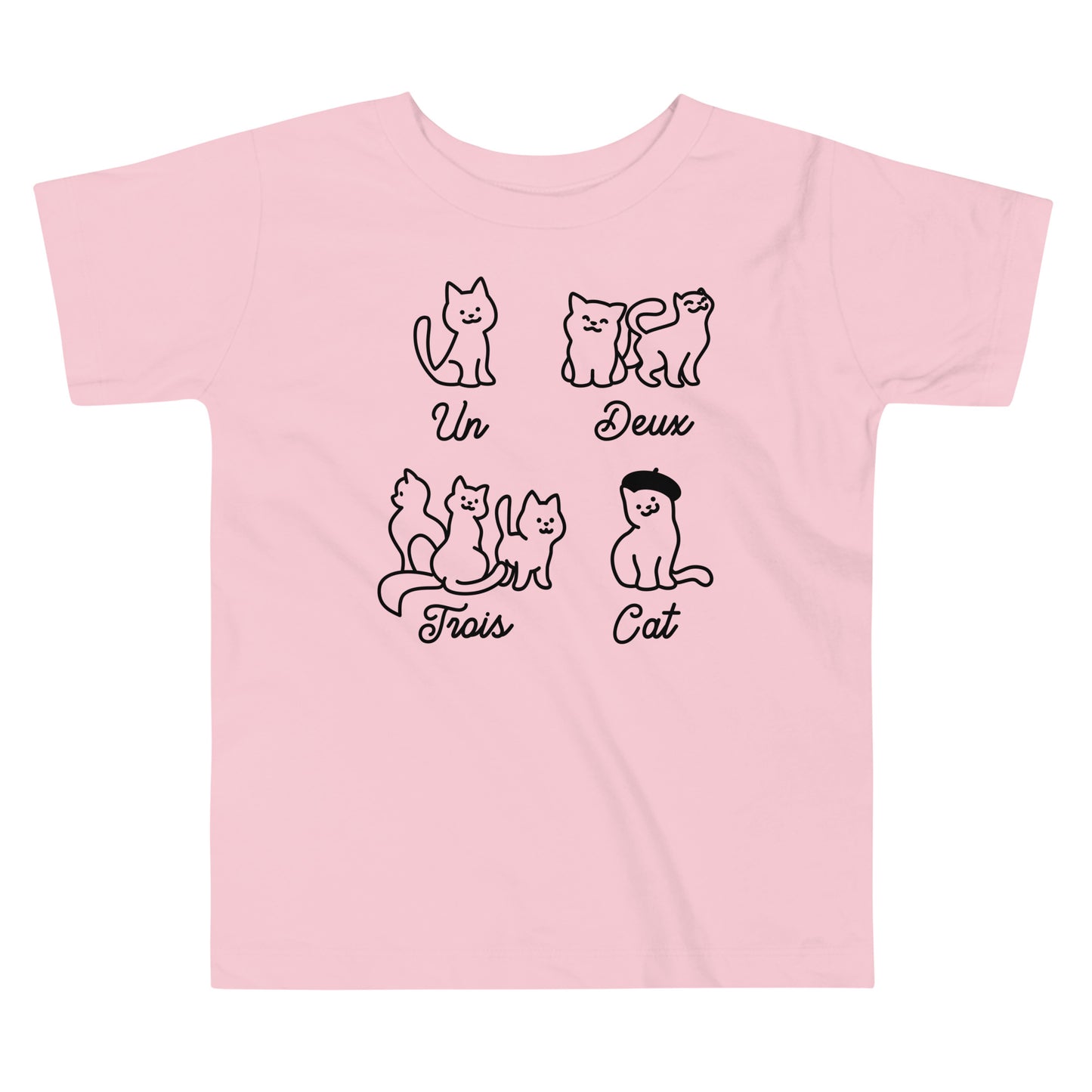 Un Deux Trois Cat Kid's Toddler Tee