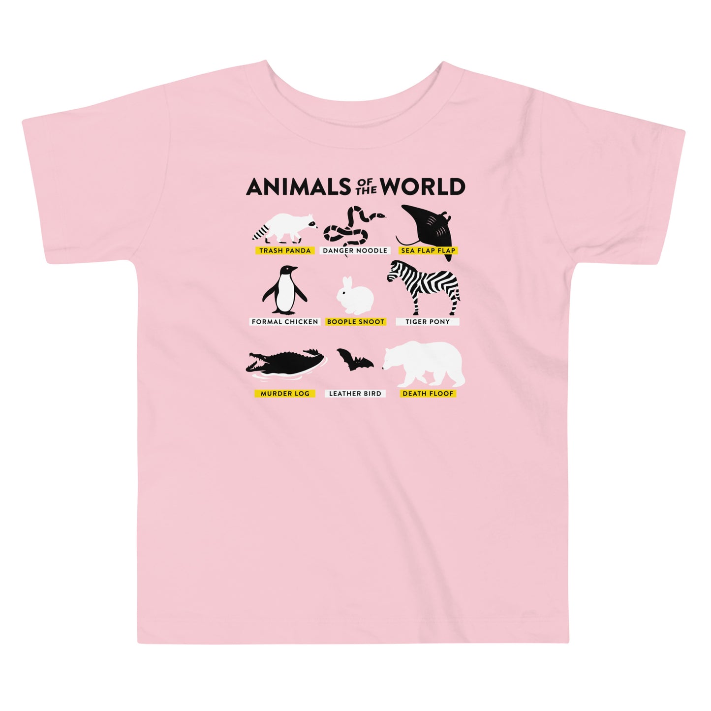 Animals Of The World Kid's Toddler Tee