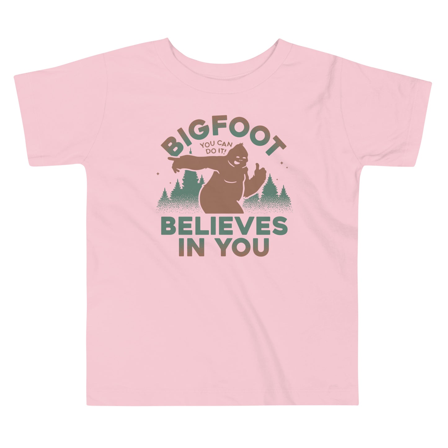 Bigfoot Believes In You Kid's Toddler Tee