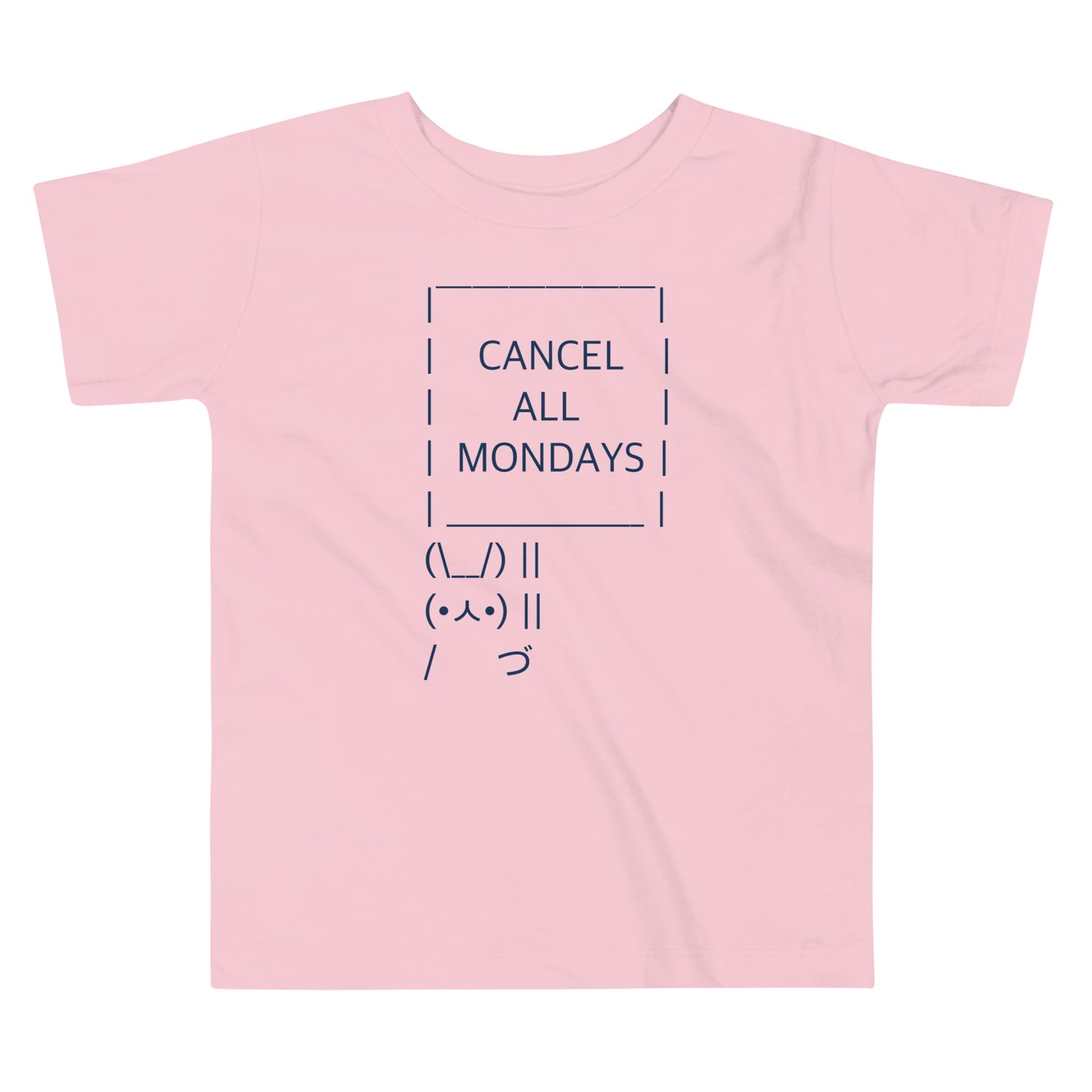 Cancel All Mondays Bunny Kid's Toddler Tee