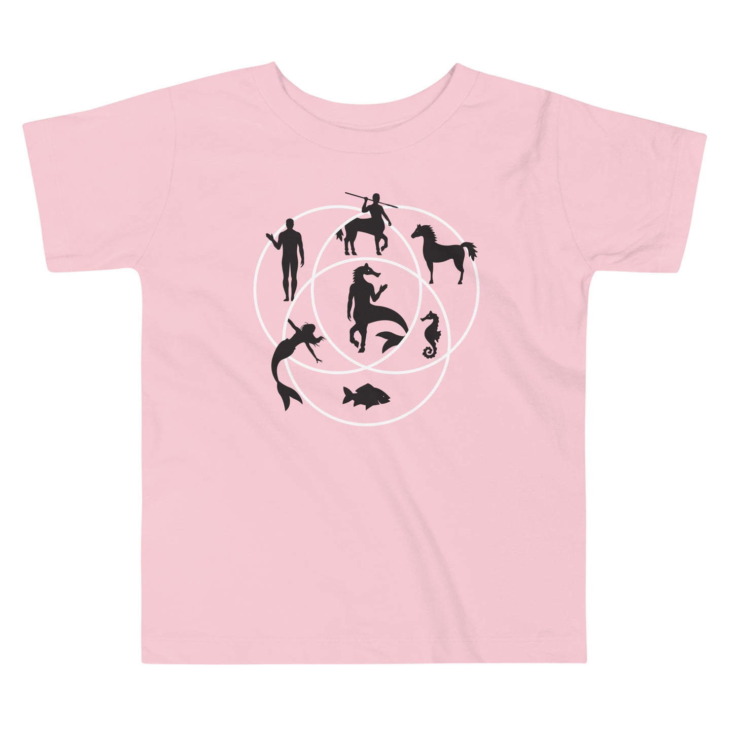 Human Horse Fish Venn Diagram Kid's Toddler Tee