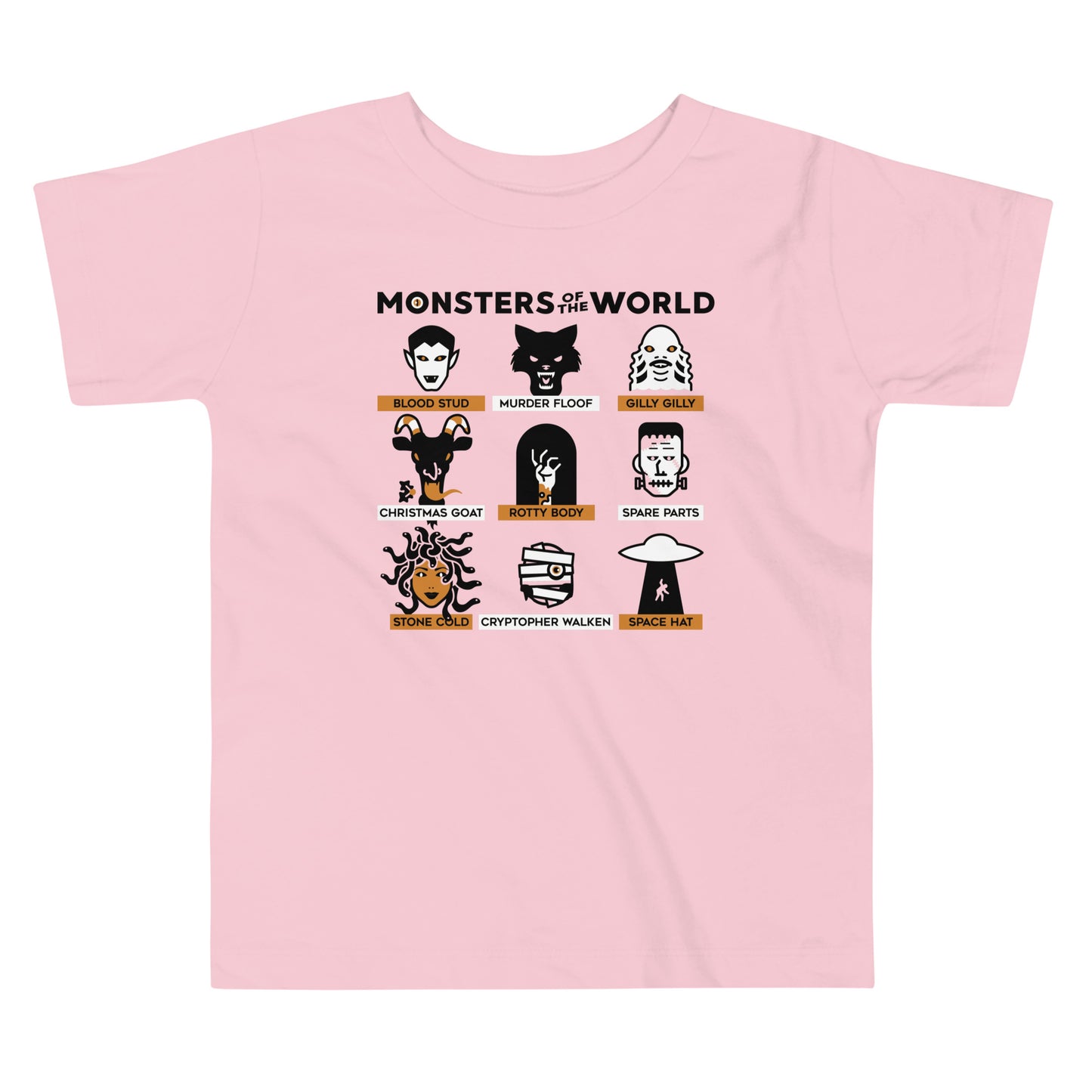 Monsters Of The World Kid's Toddler Tee