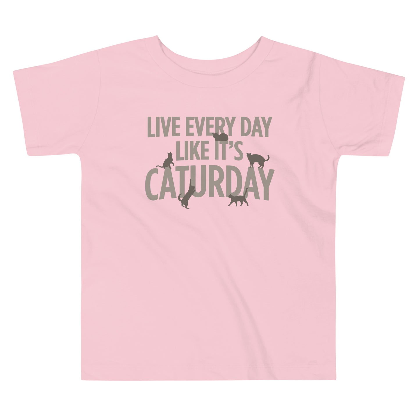 Live Every Day Like It's Caturday Kid's Toddler Tee