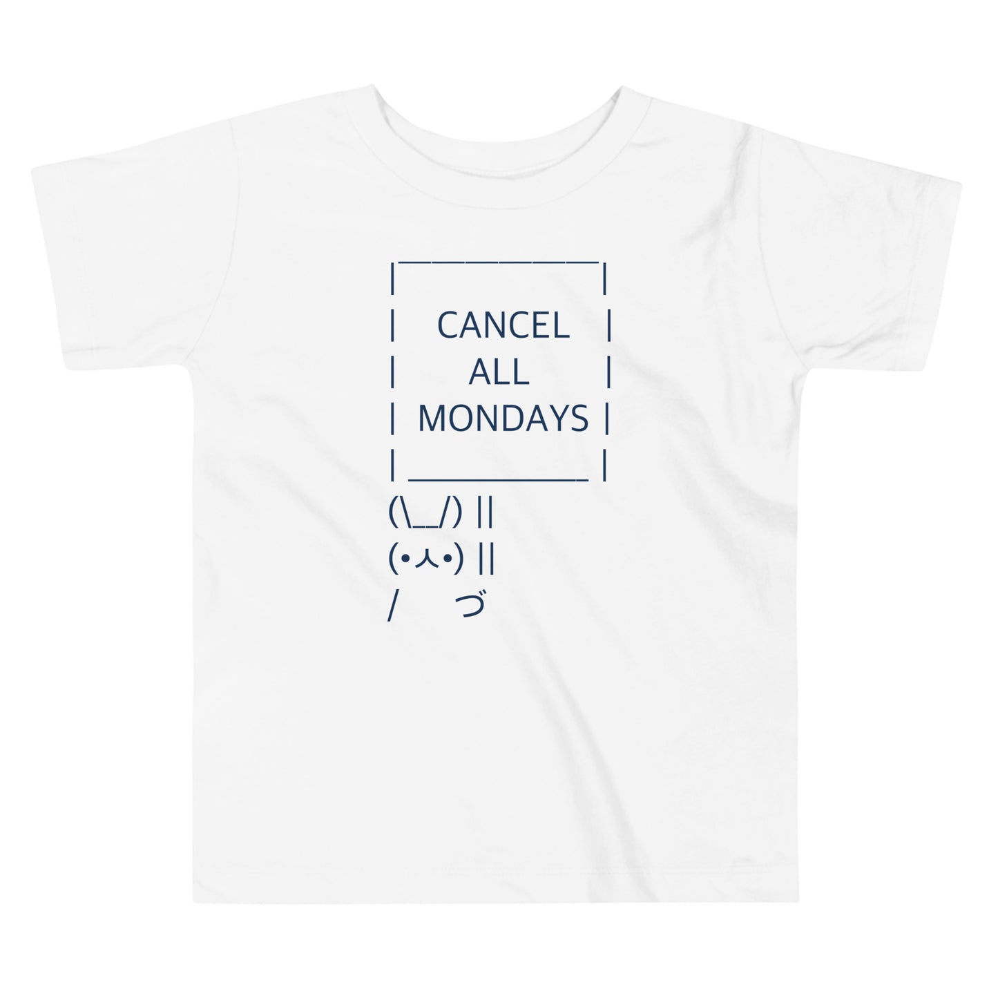 Cancel All Mondays Bunny Kid's Toddler Tee