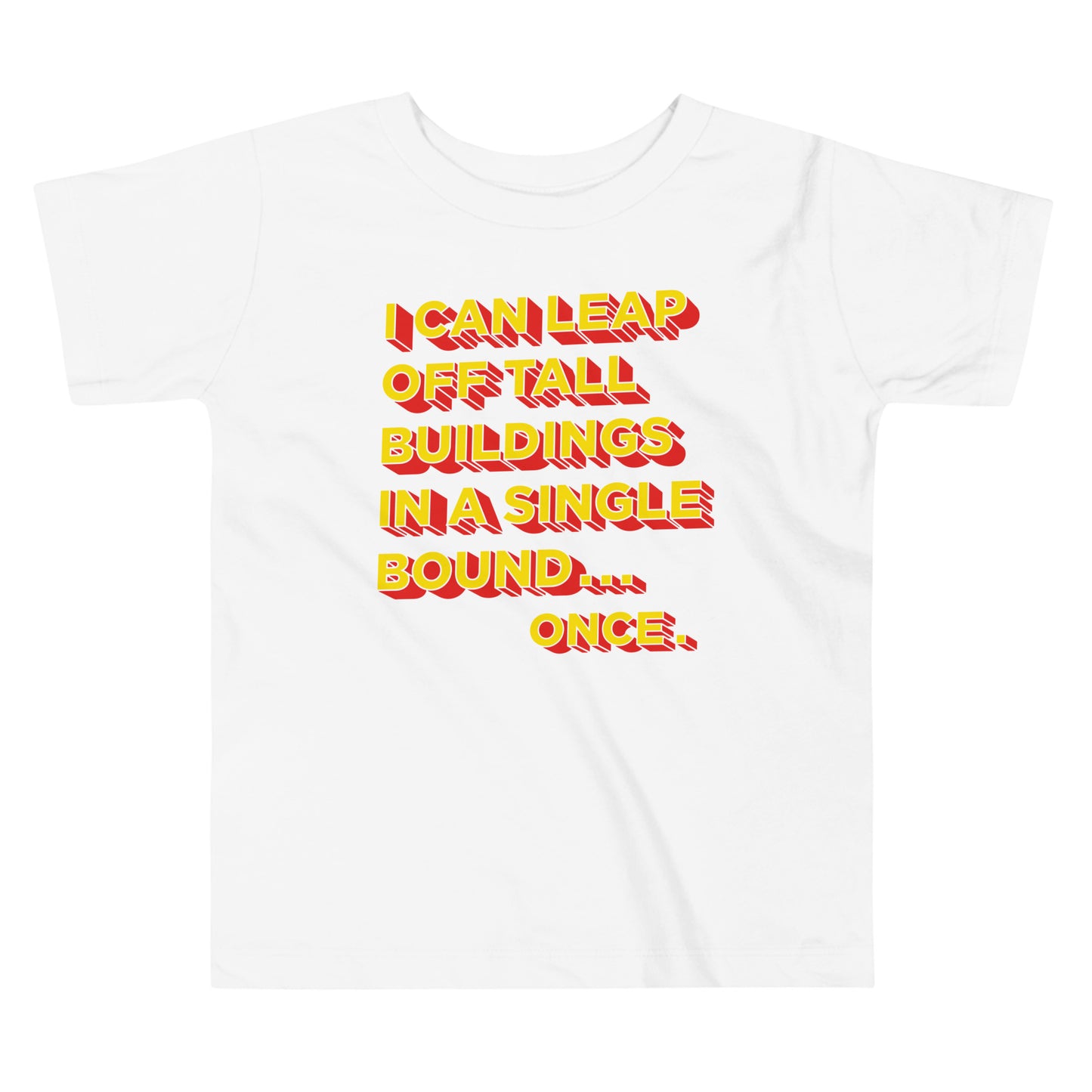 Tall Buildings In A Single Bound Kid's Toddler Tee