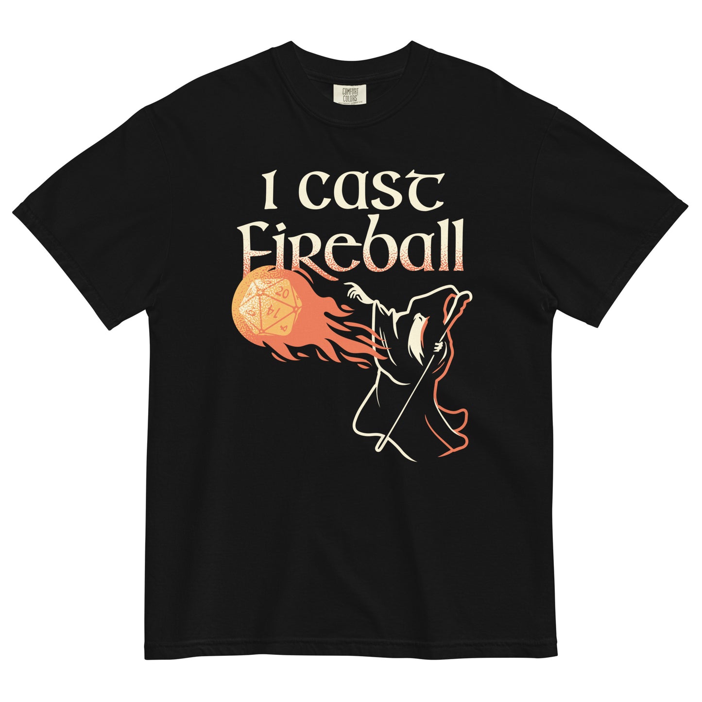 I Cast Fireball Men's Relaxed Fit Tee