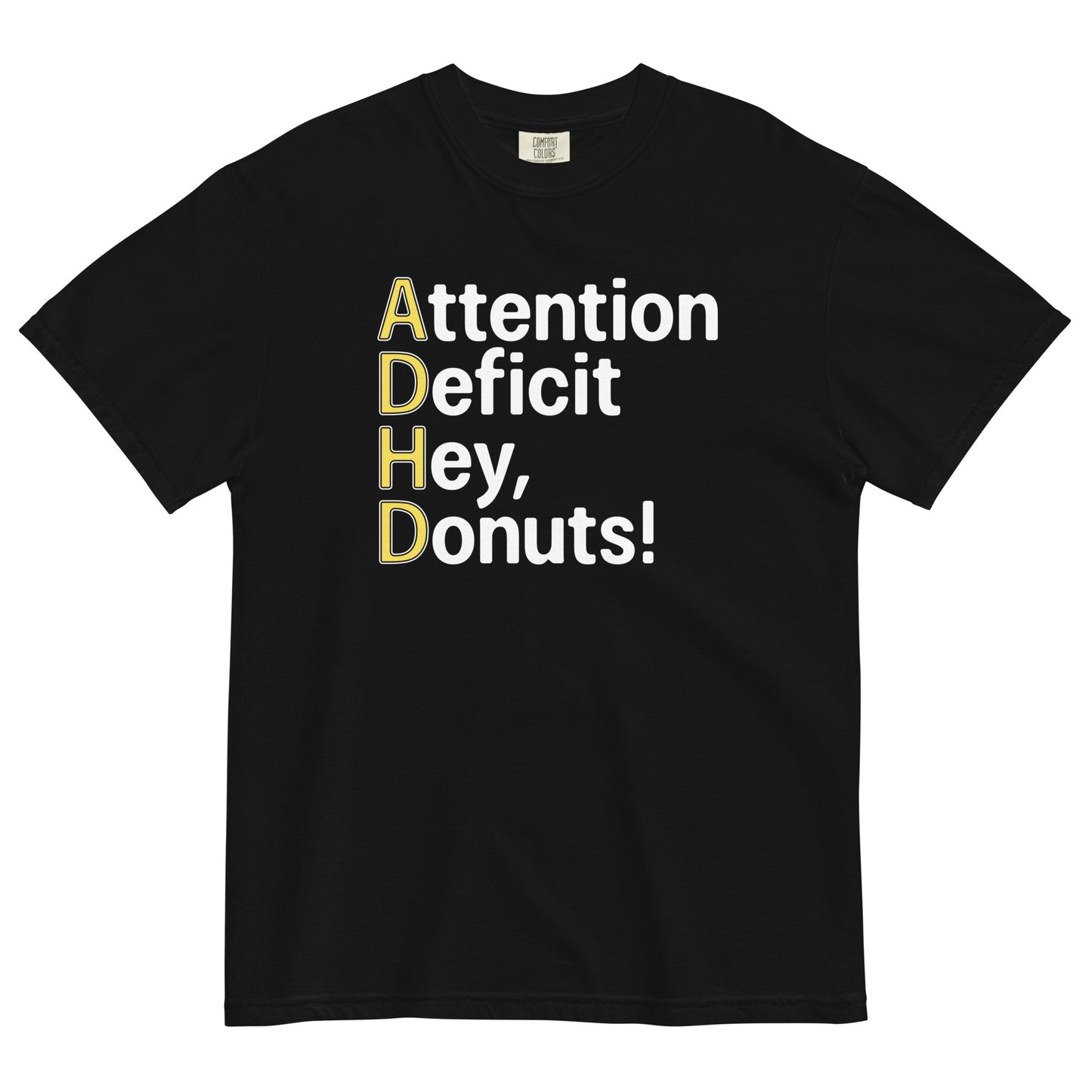 Attention Deficit Hey, Donuts! Men's Relaxed Fit Tee