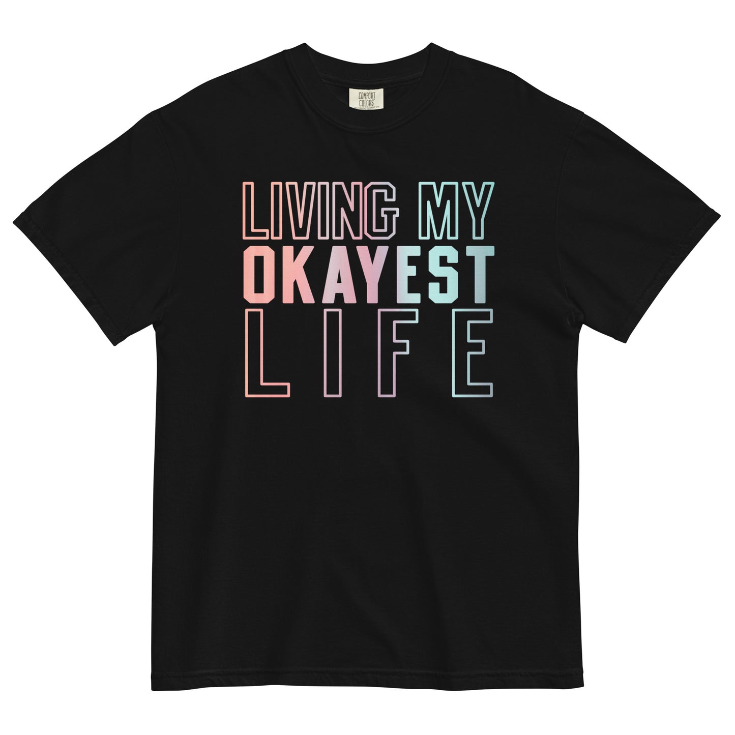 Living My Okayest Life Men's Relaxed Fit Tee