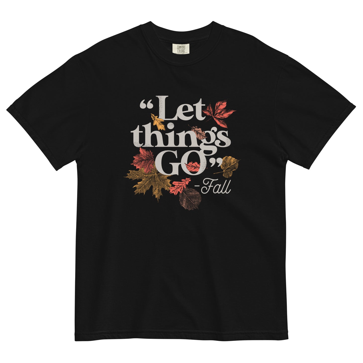 "Let Things Go" -Fall Men's Relaxed Fit Tee