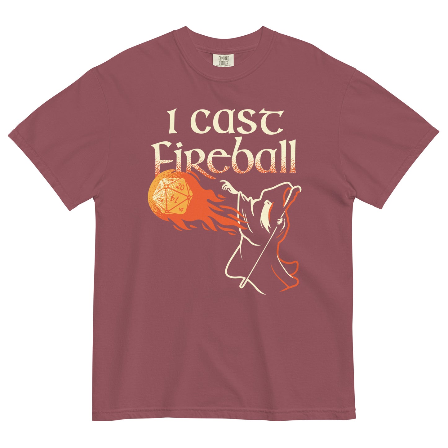 I Cast Fireball Men's Relaxed Fit Tee