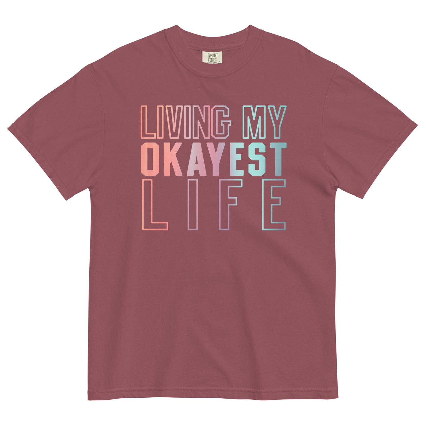 Living My Okayest Life Men's Relaxed Fit Tee