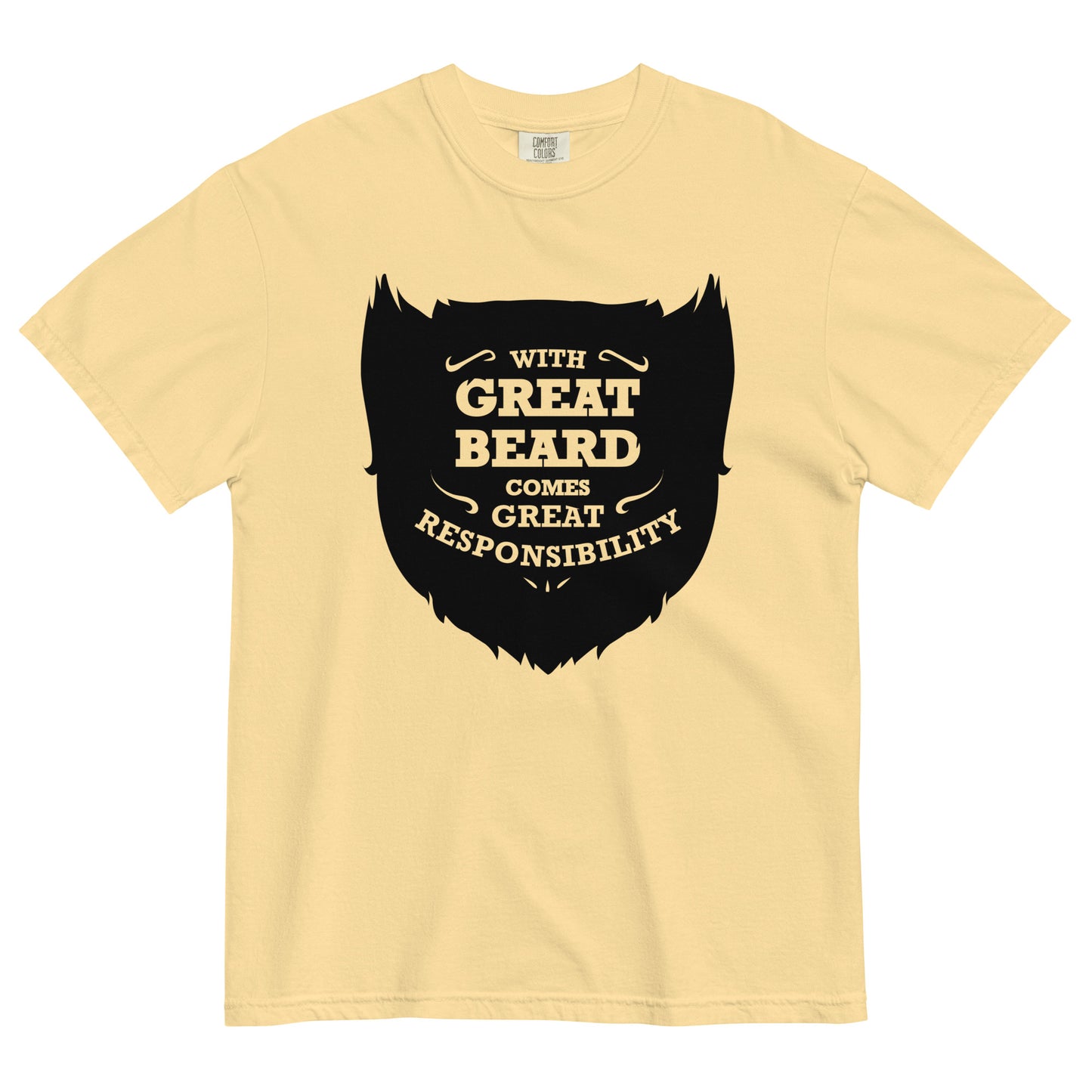With Great Beard Comes Great Responsibility Men's Relaxed Fit Tee