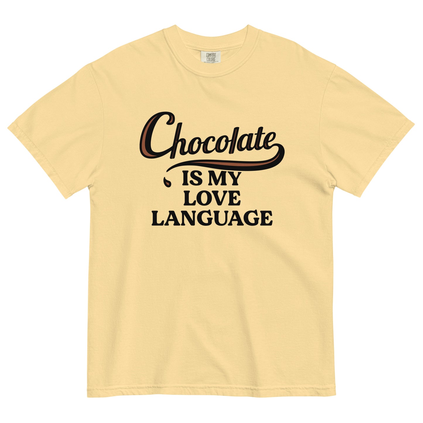 Chocolate Is My Love Language Men's Relaxed Fit Tee