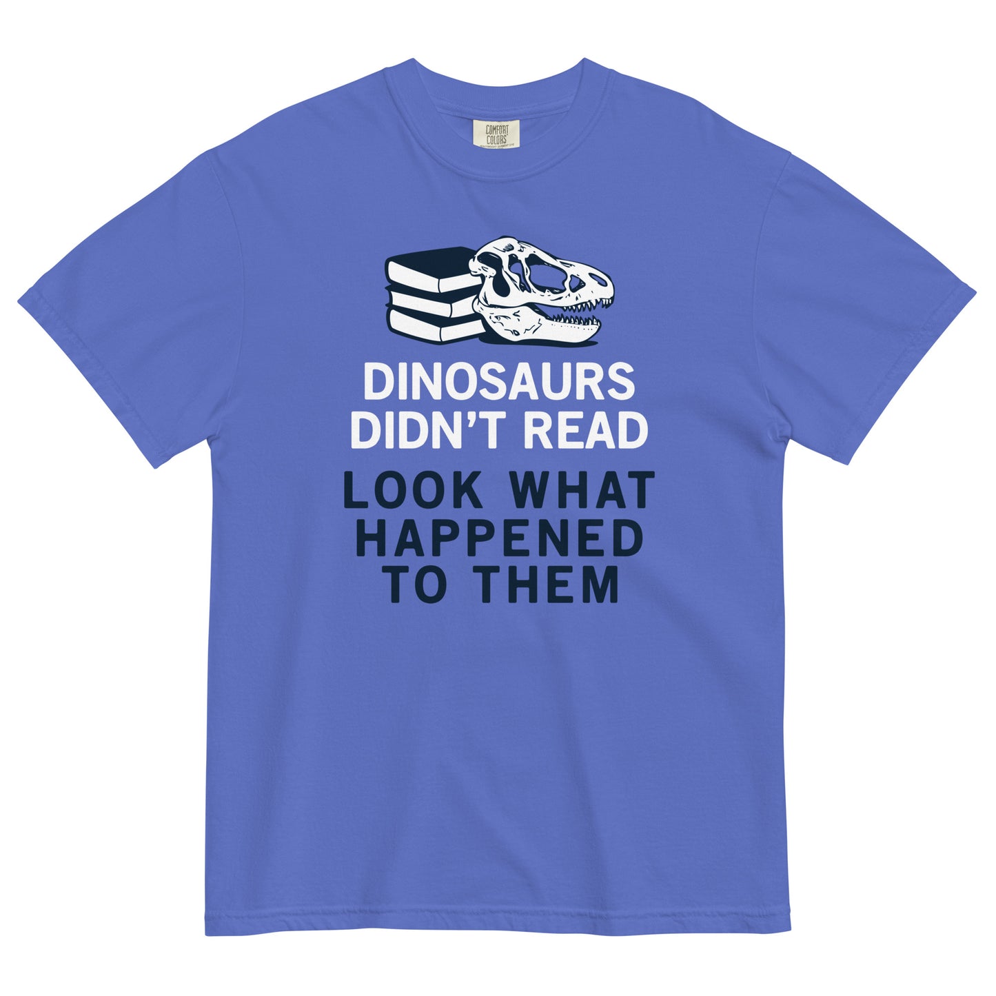 Dinosaurs Didn't Read Men's Relaxed Fit Tee