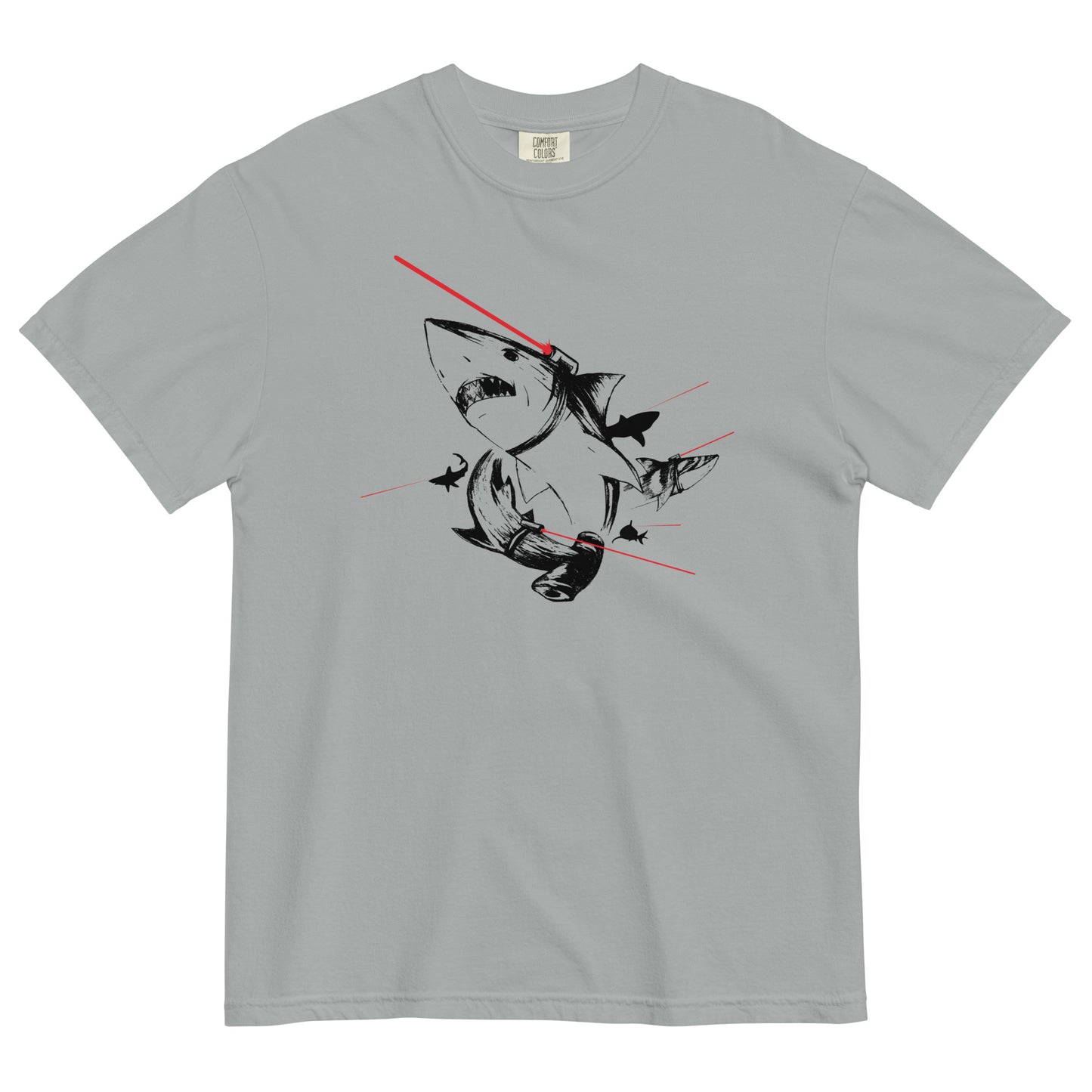 Sharks With Lasers Men's Relaxed Fit Tee