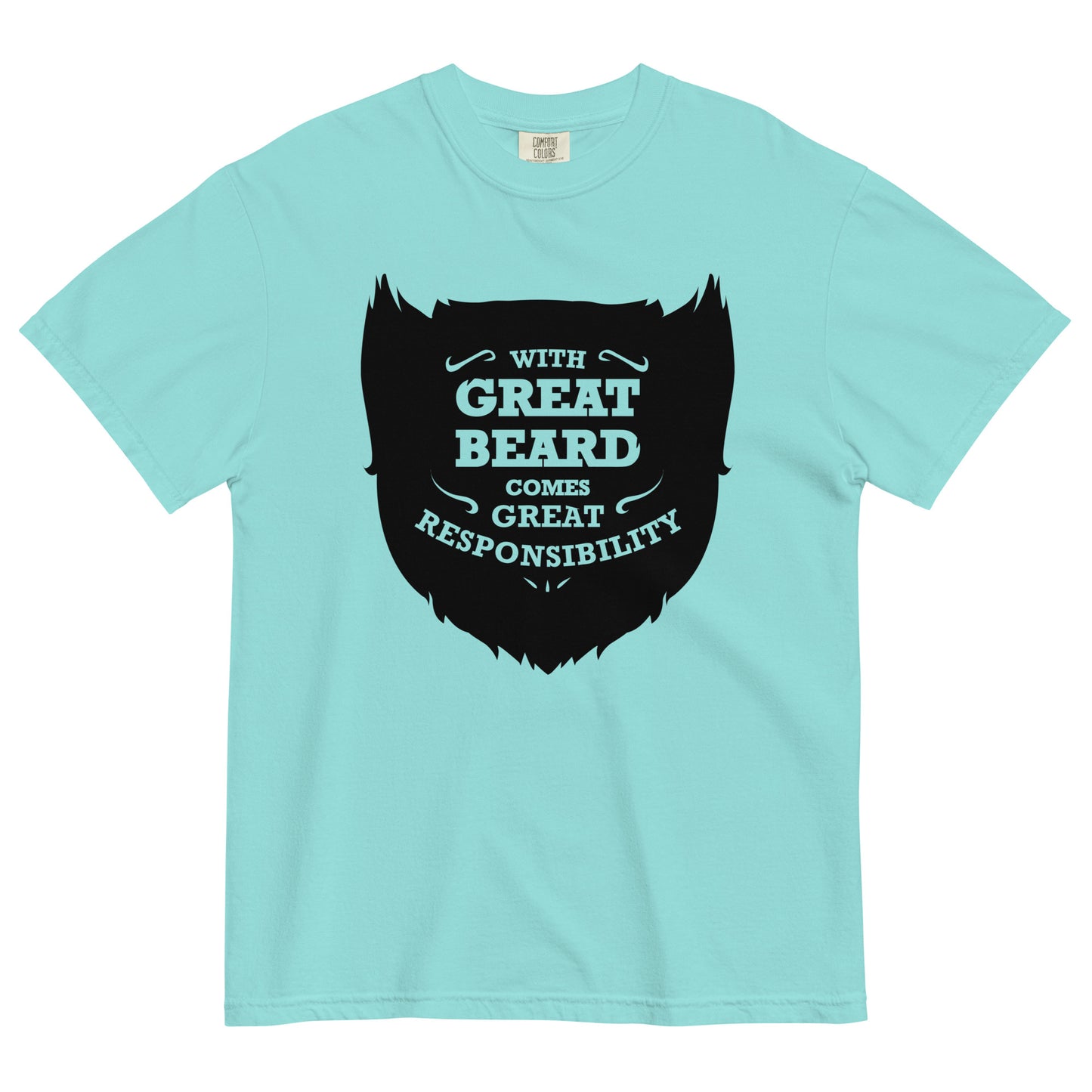 With Great Beard Comes Great Responsibility Men's Relaxed Fit Tee