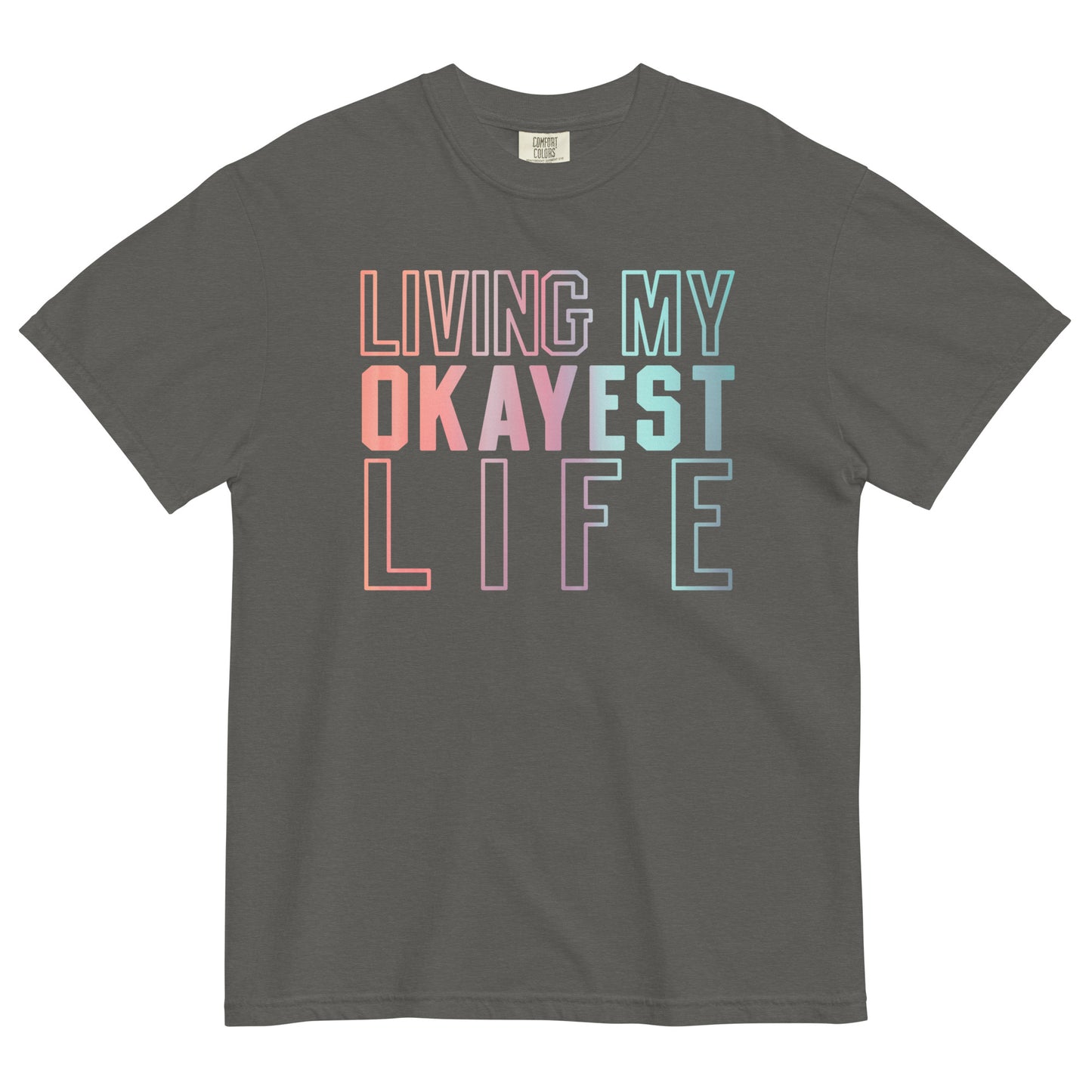 Living My Okayest Life Men's Relaxed Fit Tee