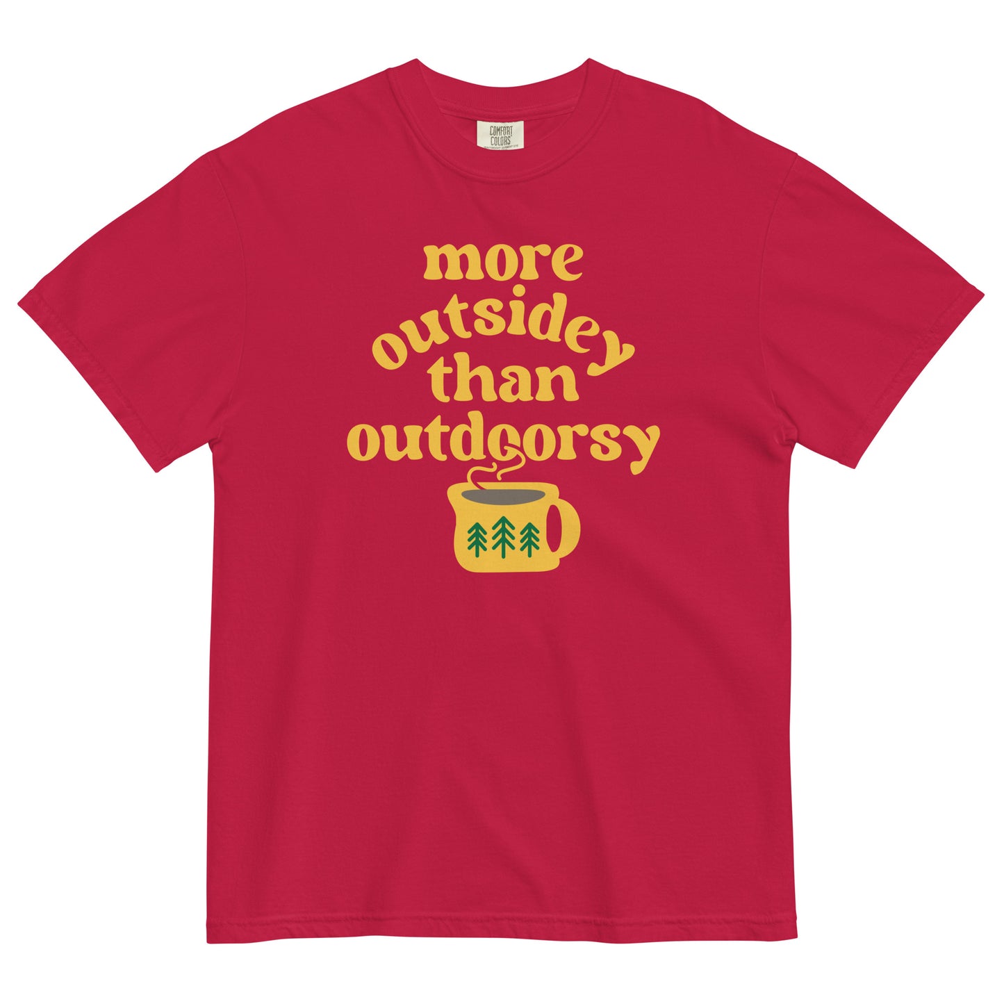 More Outsidey Than Outdoorsy Men's Relaxed Fit Tee