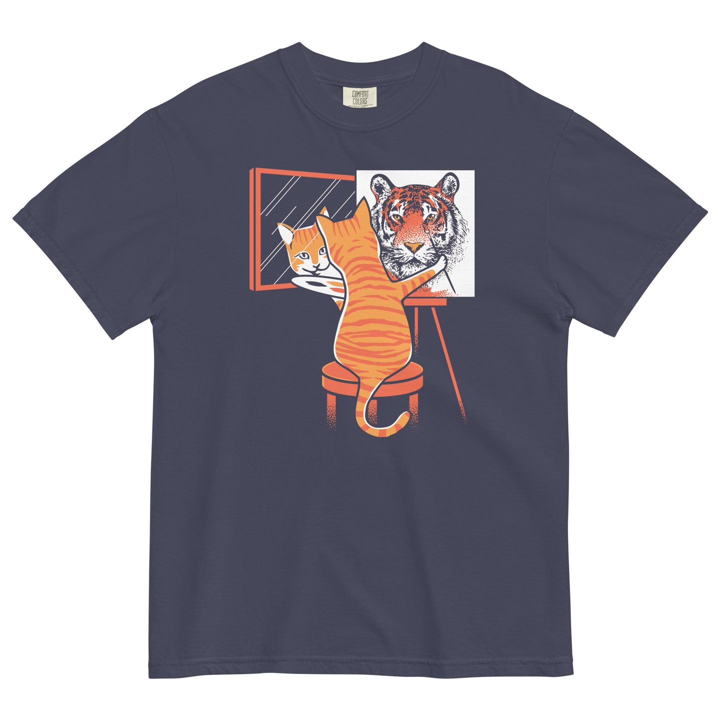 Cat Self Portrait Men's Relaxed Fit Tee