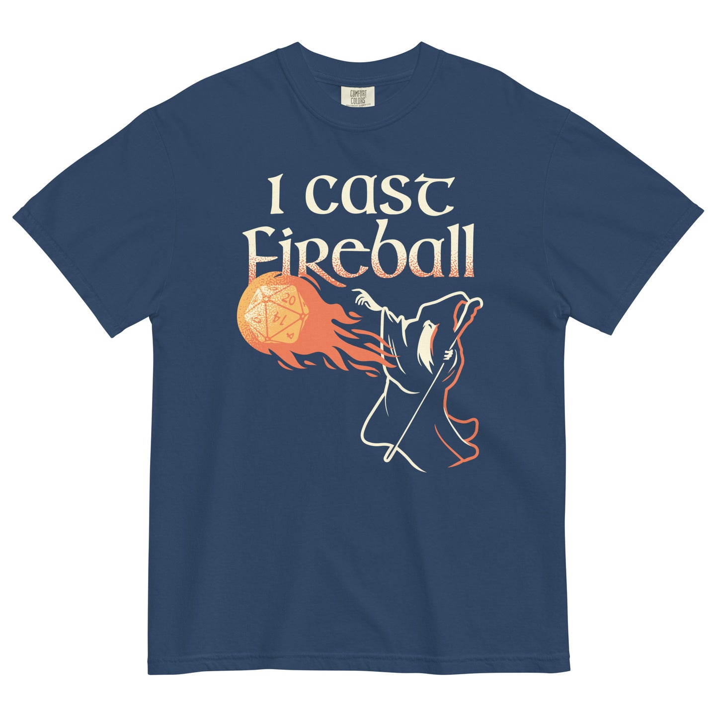 I Cast Fireball Men's Relaxed Fit Tee