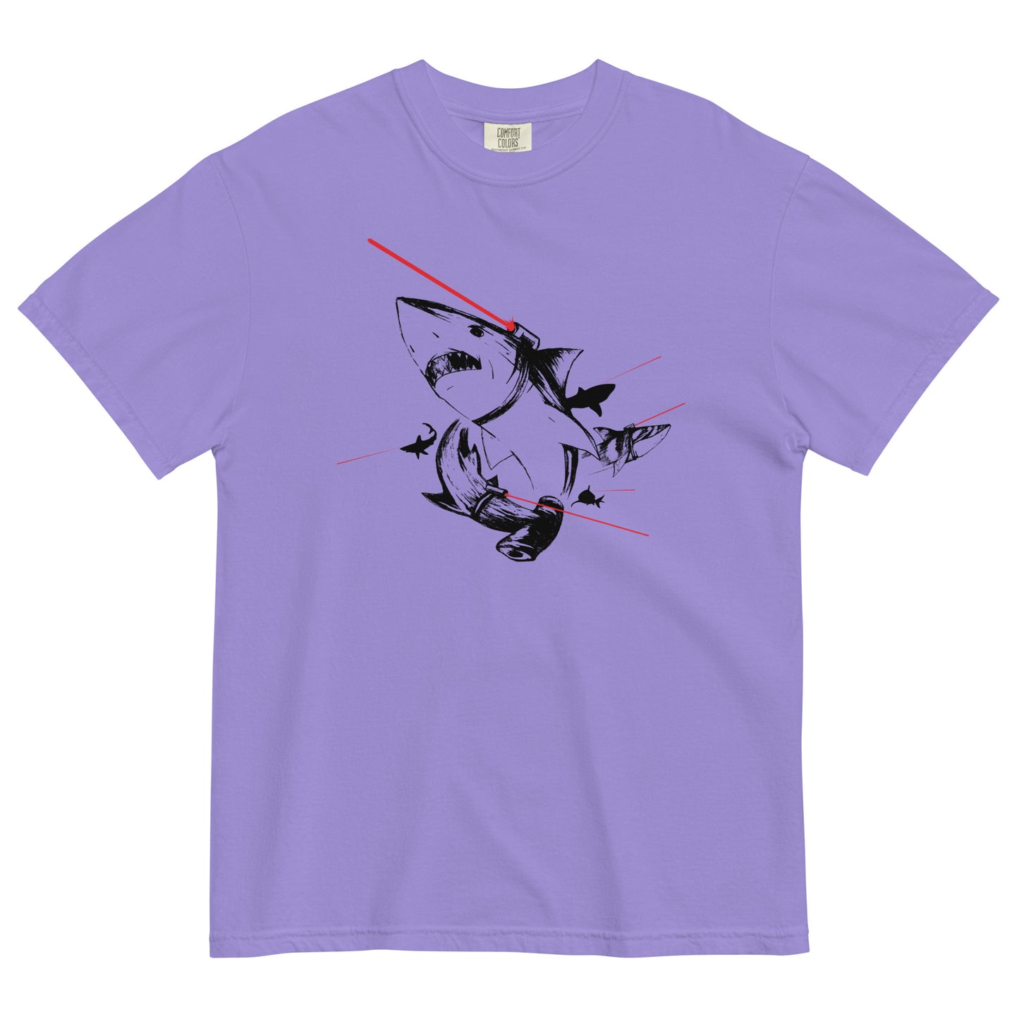 Sharks With Lasers Men's Relaxed Fit Tee