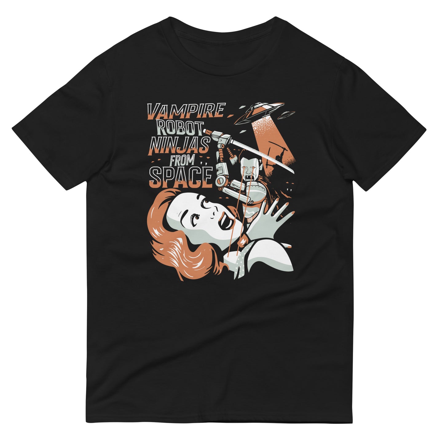 Vampire Robot Ninja From Space Men's Signature Tee