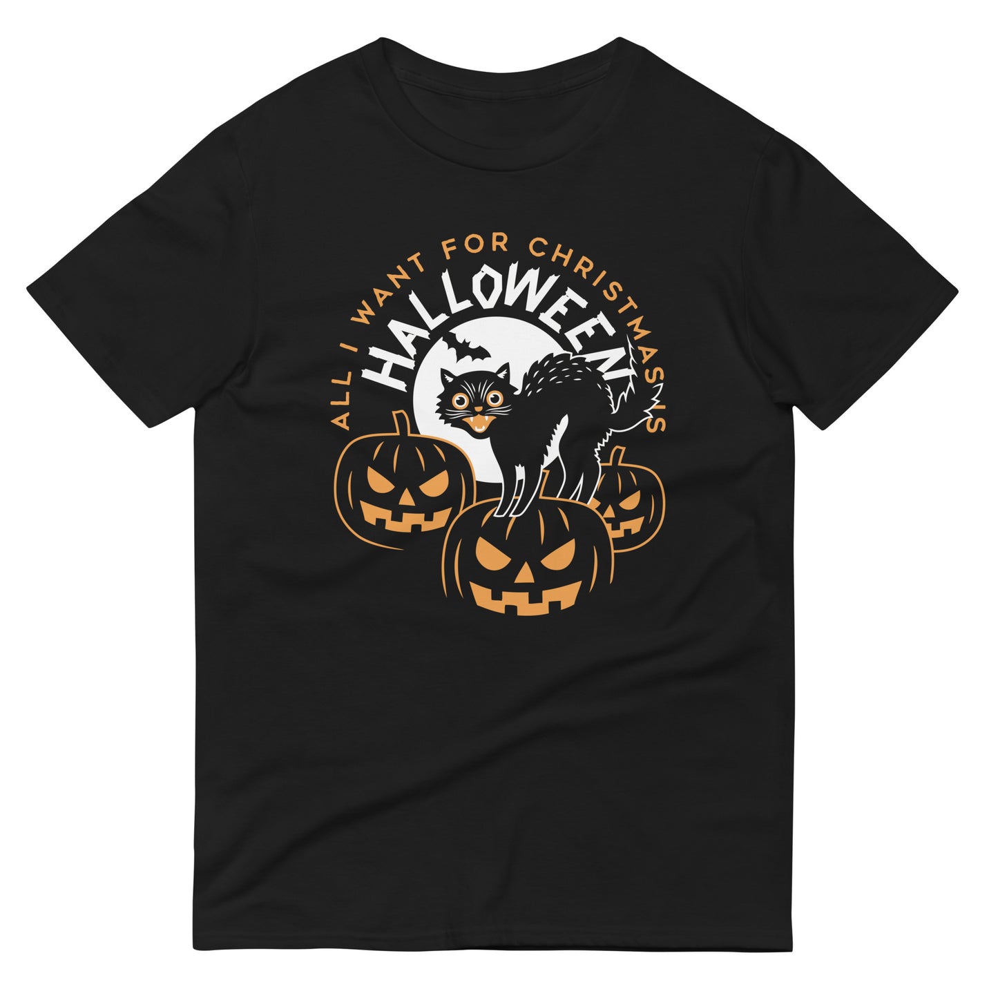 All I Want For Christmas Is Halloween Men's Signature Tee