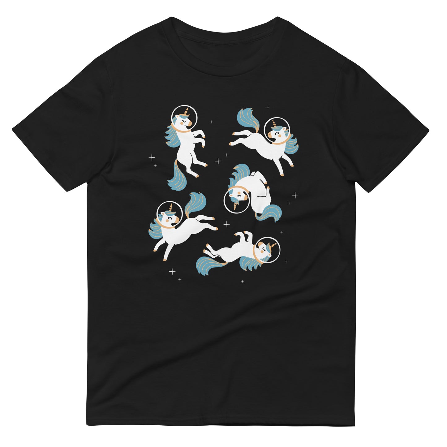 Unicorns In Space Men's Signature Tee