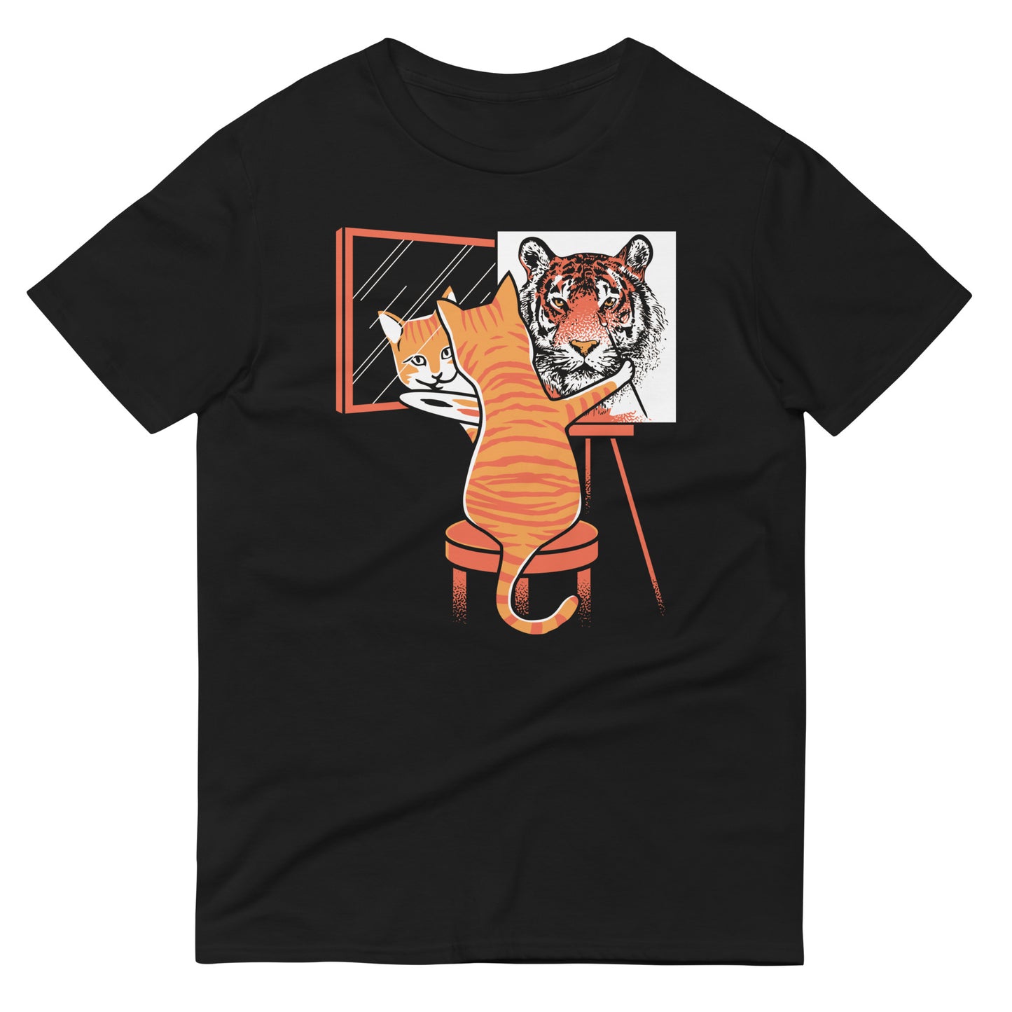 Cat Self Portrait Men's Signature Tee