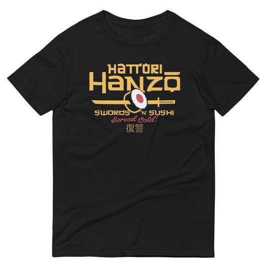 Hattori Hanzo Swords 'n' Sushi Men's Signature Tee