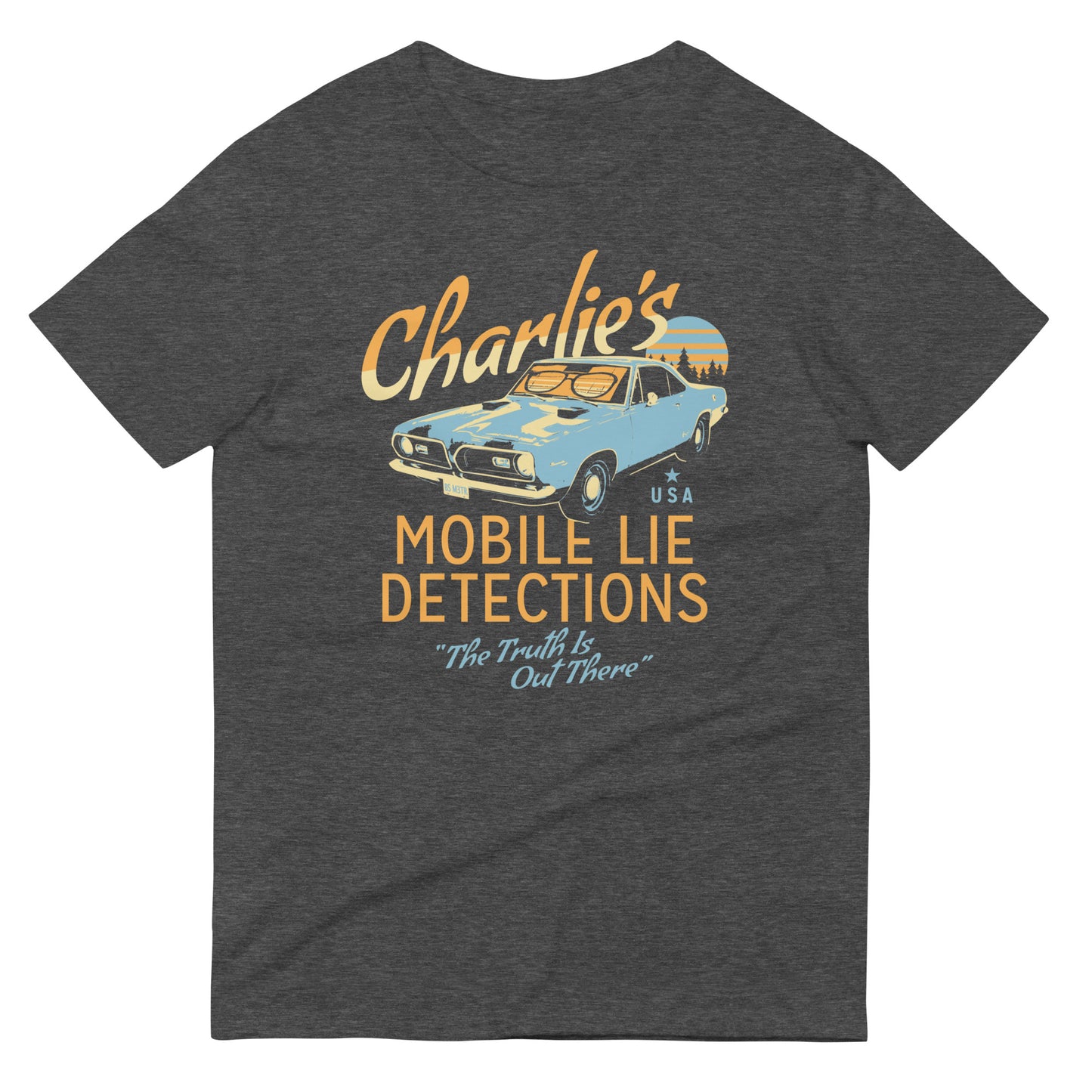 Charlie's Mobile Lie Detection Men's Signature Tee